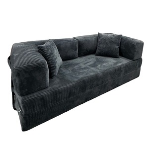 Sofá de Espuma para Adultos, Sofá Cama de Espuma Comprimida Multifuncional, Sofá Cama de Piso, Sofá Loveseat de Esponja Completa para Adolescentes - Product Image 2