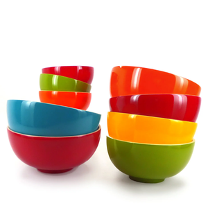 Meilleure vente variété de couleurs bol en bambou tourné écologique fait à la main Vietnam design bohème bol à salade multifonctionnel prix bon marché - Product Image 4