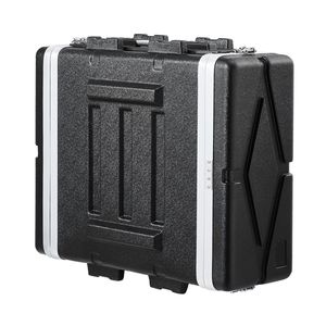 Armadio Rack 4U con Ventola, Profondità Standard 19 Pollici, Armadio Server Resistente, Costruzione in ABS, Maniglia con Chiusure a Farfalla Staccabili - Product Image 1