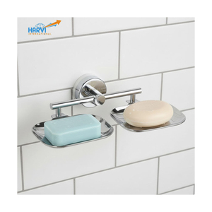 Elegante Jabonera Doble Moderna de la Colección Arion con Base Antideslizante, Diseño Ecológico para Uso en Hoteles a Bajo Precio - Product Image 1