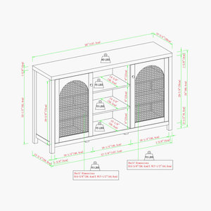 โต๊ะข้างเน้นเสียงสำหรับห้องนั่งเล่นสำหรับใช้ในห้องนอน - Product Image 4