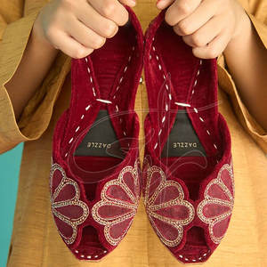 Chaussures Khussa pour femmes, écologiques, nouveau style, haute qualité, couleur personnalisée, imprimées, antidérapantes - Product Image 3