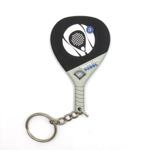 Llavero de Goma con Forma de Raqueta de Pádel, Diseño en Relieve 2D, Artículo Promocional Duradero con Logotipo Personalizado - Product Image 5