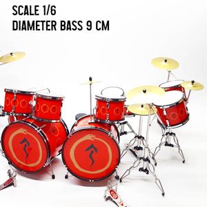 Batterie miniature double basse avec Neil Pearts Red 1/6 - Product Image 5