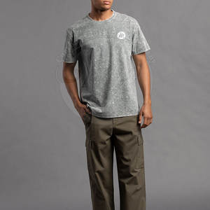 Camiseta de Hombre con Lavado Ácido de Último Diseño y Alta Calidad en Venta, Camisetas Casuales de Estilo Clásico 2026 para Venta en Línea - Product Image 6