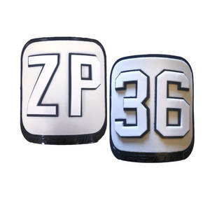 Protectores de Muslos Deportivos con Número e Iniciales Personalizados, Ligeros, Absorbentes de Impactos, para Deportes de Equipo - Product Image 3