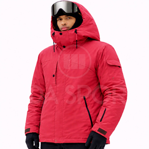 High Performance Hooded Windproof Ski Jacket Waterproof Snow Wear Custom Winter Sportswear Wholesale Private Label OEM - Product Image 4