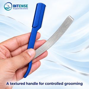 Barber <b>Straight</b> <b>Edge</b> <b>Razor</b> with 100 Pieces Blades Box Professional Salon Shaving Tool - Product Image 3