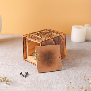 Wholesale Wooden Cremation Urn Manufacturer Elegant Wooden Urn for Human Cremation Ashes Decorative Wooden Funeral Urn - Product Image 1