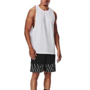 Camiseta sin mangas personalizada con logo impreso para hombre, ropa de fitness, chaleco de entrenamiento, camiseta sin mangas para venta en línea 2026 - Product Image 4