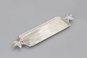 Decorative Aluminum Leaf Shape <b>Serving</b> <b>Tray</b> For Home Dining Table Hotel Banquet And Restaurant Display Use - Product Image 2