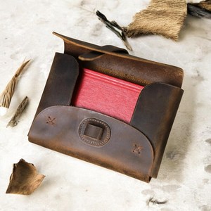 Funda Protectora de Cuero Grueso y Resistente para Libros, 2mm, Cuero Vacuno de Grano Completo, LBC-0041 - Product Image 4