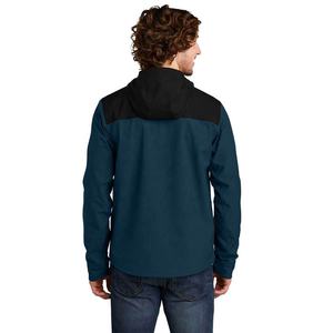 Diseños de logotipo personalizado Chaqueta Softshell para hombre Top de invierno Estilo deportivo informal Bloque de color Cremallera Sudadera con capucha con varios colores - Product Image 4
