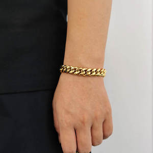 Bracelet à maillons en moissanite brillante sertie griffe, en argent 925, certifié GRA, plaqué or rose, unisexe, style Hip Hop, pour fête de remise de diplôme - Product Image 4