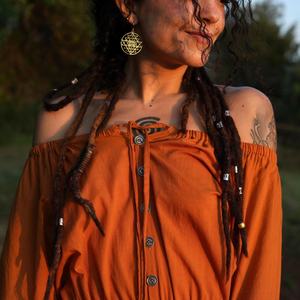 Robe longue bohème en coton tendance 2026 pour femme, idéale pour festival, plage ou soirée, cadeau pour elle - Product Image 4