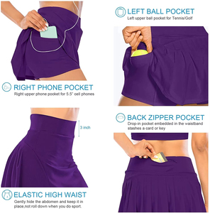 Jupes en coton pour femmes de qualité supérieure - Séchage rapide et respirant, designs élégants pour le printemps, tenues décontractées et formelles - Product Image 5