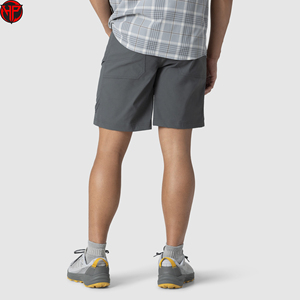 Pantalones Cortos Chino para Hombre, Cintura Media, Tejidos, para Exteriores, Transpirables, de Secado Rápido, Elásticos, de Color Sólido, con Bolsillos Tipo Cargo, Casuales, para Senderismo - Product Image 4
