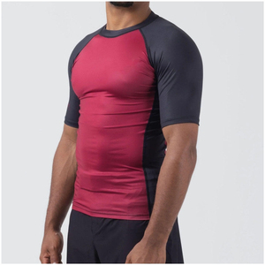 <b>Man's</b> Sublimation Printed Round Neck <b>Men's</b> Rash Guard Long Sleeve <b>Compression</b> <b>Shirt</b> Gym Fitness Customized MMA BJJ Rashguard - Product Image 3