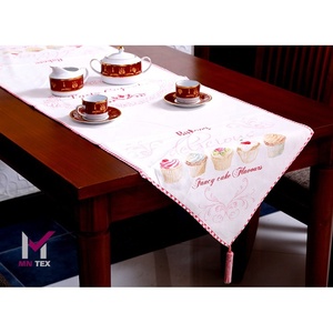 Camino de mesa teñido de tejido liso ecológico Juco para bodas, fiestas familiares, cenas festivas, decoración del hogar - Product Image 3