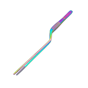 Multicolor Offset Chef Tweezers Used for Chef Plating and Useful for Chefs Stainless Steel Precision Food Decoration plating - Product Image 2