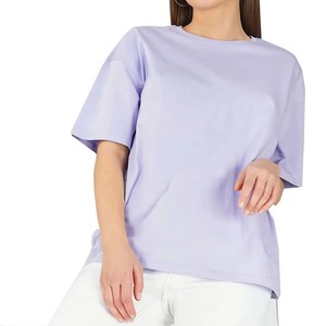 T-shirts décontractés d'été en modal pour femmes, personnalisables avec logo, doux et respirants, vente en gros, fournisseur OEM de chemises à manches courtes pour femmes B2B - Product Image 2