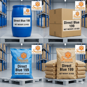 Tinte Textil Directo Azul Turquesa FBL Direct Blue 199 CAS 12222-04-7 CI 74190, 100% Alta Pureza PWD, Shramik Chemicals - Product Image 4