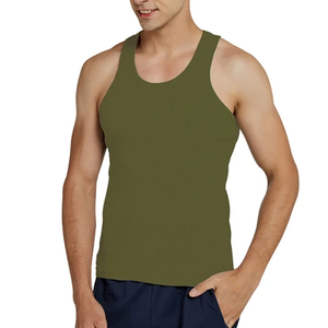 <b>Men's</b> <b>White</b> V-Neck Tank Top With Striped Pattern Casual Sleeveless Knitted Top Custom Logo Vintage Slim Fit Square Collar - Product Image 2