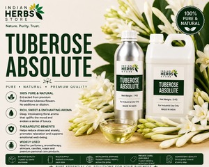 Aceite Absoluto de Tubérosa Natural de Fabricación India para Perfumería Profesional, Aromas de Lujo y Formulaciones Aromáticas en Oferta - Product Image 1
