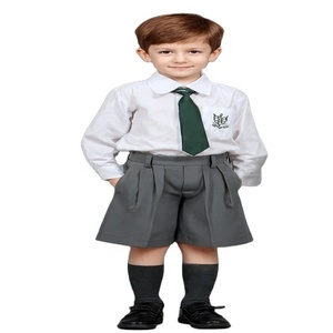 Nuevo Uniforme Escolar de Verano para Secundaria, Conjunto de Uniforme Escolar de Algodón de Manga Corta, Unisex para Niños - Product Image 2