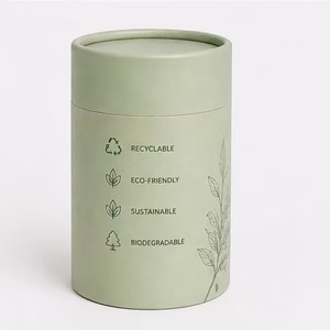 Recyclable Cardboard Tube Gift Box Cosmetic Healthcare Product Packaging <b>Container</b> - Product Image 3