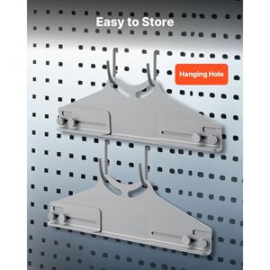 2 Pezzi Strumento per Allineamento Ruote in Acciaio al Carbonio Resistente con Goniometro Digitale, 2 Nastri di Misurazione, Piastre di Misurazione Angolo Camber in Acciaio al Carbonio - Product Image 6