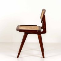 Chaise de salle à manger contemporaine en bois massif écologique, sans accoudoirs, en rotin tressé, couleur personnalisable, pour la maison, le bar, l'appartement, la salle de sport (vente en gros)