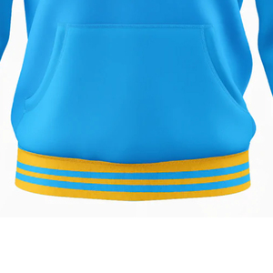 Sudadera con Capucha Personalizada con Logotipo, de Algodón Suave, Color Cielo y Dorado, Sudadera con Capucha Negra Extra Grande para Hombre, con Estampado Personalizado, Cuello Redondo, Felpa Francesa - Product Image 5