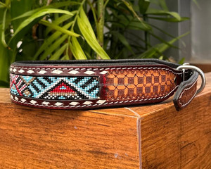 Vente en gros d'accessoires de designer pour animaux de compagnie collier de chien en cuir usiné à la main collier pour animal de compagnie en alliage de cuir de vachette de haute qualité et durable - Product Image 5