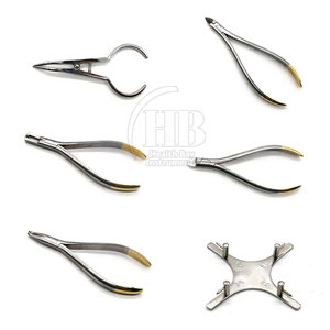 Premium Quality Manual Clinical Instrument Collection Fine Stainless Steel Finish Orthodontic <b>Plier</b> <b>Set</b> CE Certified Reusable - Product Image 3