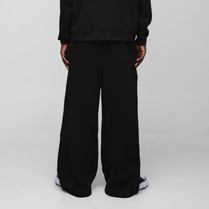 Midweight 100% Cotton Casual <b>Men's</b> Sweatpants Custom Screen Printed Logo Oversized Wide Baggy Hip Hop comfortable <b>man</b> trouser - Product Image 6
