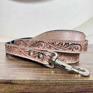 ปลอกคอสุนัขหนังแท้ชุดคอมโบ3ชิ้นอุปกรณ์เสริมสำหรับสุนัขปลอกคอและสายจูง - Product Image 5