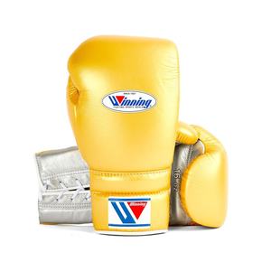 Guantes de Boxeo Personalizados de Alta Calidad al por Mayor, Dorados y Plateados, Hechos con Cuero Vacuno Genuino, Equipo de Combate y Guantes de Entrenamiento para Gimnasio - Product Image 1