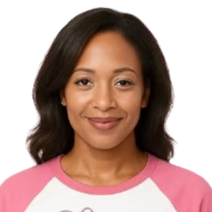 T-shirt de baseball pour femme, blanc et rose, avec logo rond brillant, manches raglan trois quarts, vêtement décontracté pour le quotidien - Product Image 6