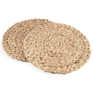 Sous-plats en jacinthe d'eau durables et économiques, faits à la main au Vietnam, pour mariage. - Product Image 2