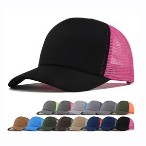 <b>Flat</b> Bill Trucker Cap Mesh Back Adjustable Snapback Baseball <b>Hat</b> for Outdoor Sports Casual Streetwear Fashion - Product Image 6