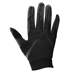 Gants de football américain en cuir polyvalents, structure flexible, respirants, légers, forte adhérence, paume confortable, soutien optimal - Product Image 3