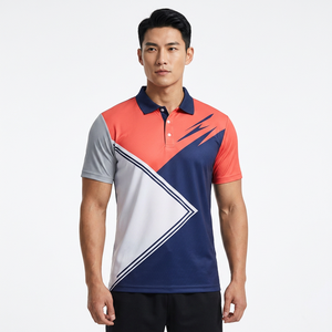Chemise à manches courtes pour homme, imprimé animal rouge, bleu, blanc, écologique, respirante, 180 grammes, coupe décontractée ample - Product Image 5