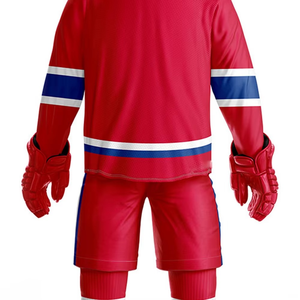Maillot de hockey sur glace personnalisé brodé en twill, prix abordable, fabriqué au Pakistan, qualité supérieure - Product Image 3