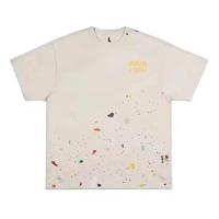 T-shirt en coton doux délavé à l'acide pour hommes, coupe oversize, avec broderie appliquée – Vente en gros