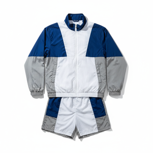 New Arrival 2026 Men's Two-Piece Windbreaker Shorts Set Custom Nylon Polyester Running Sets For Men - Product Image 1