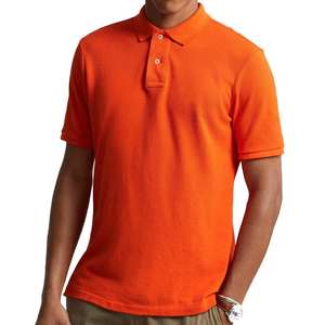 Polo en polyester uni pour hommes, vente en gros, personnalisable avec logo, idéal pour le golf - Product Image 1
