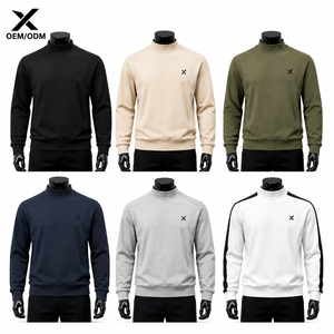 Sudadera Deportiva X Sports City para Hombre, Cuello Alto, Cuello de Tortuga, 100% Algodón, Estilo Casual, Deportivo, Urbano, Otoño - Product Image 1