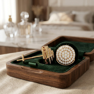 Boucles d'oreilles exclusives à clous en diamant rond de 0,45 CTW, en or 14 carats, avec fermoir à vis |   Diamant naturel véritable, bijoux fins de luxe pour femmes - Product Image 6