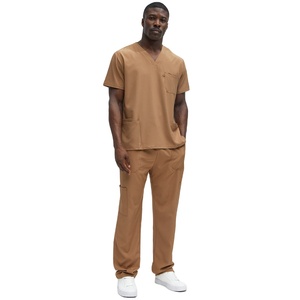 Men Hospital <b>Scrub</b> Suit Premium Cotton Soft Breathable Lightweight Durable Hospital Workwear Custom <b>Scrub</b> uniform for Men - Product Image 1